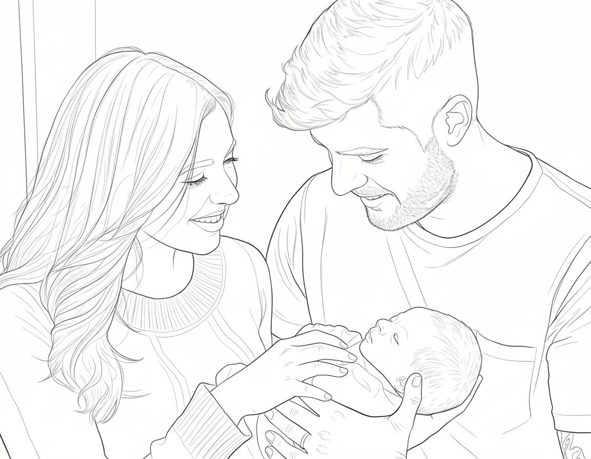 New Parents coloring page