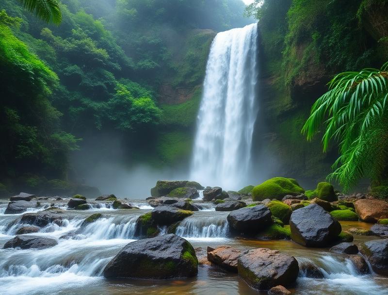 Original Misty Waterfall