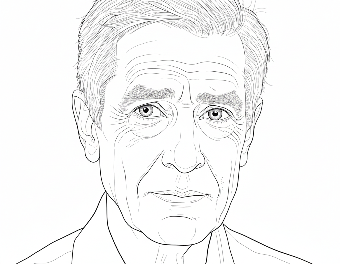 Distinguished Senior coloring page